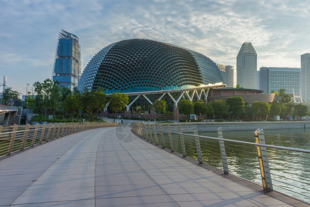 新加坡艺术新加坡滨海艺术中心背景