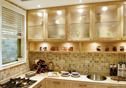 不锈钢水池欧式厨房设计图片