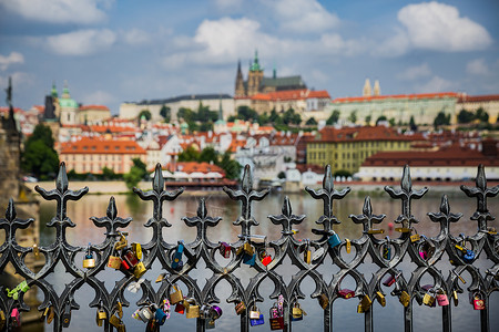 欧洲旅游名城捷克布拉格城市风光高清图片