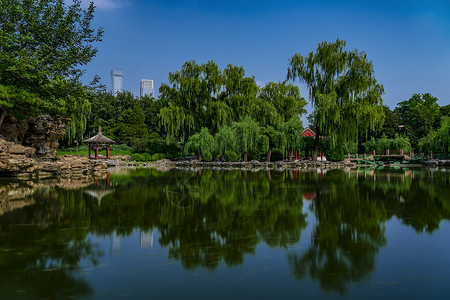 日坛公园的美景图片