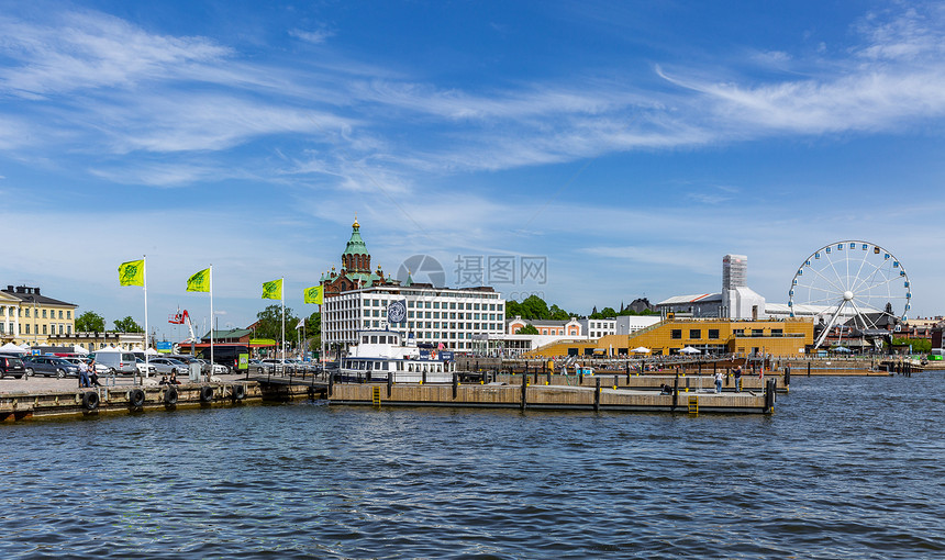 欧洲芬兰首都赫尔辛基城市旅游风光图片