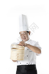 中餐点心厨师高清图片