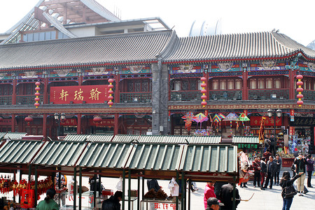 戏楼天津古文化街背景