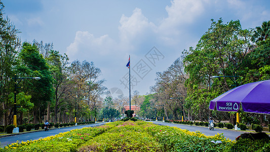 清迈大学背景图片