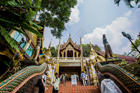 清迈双龙寺背景