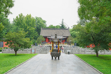 济南隆泉寺风景区 背景图片
