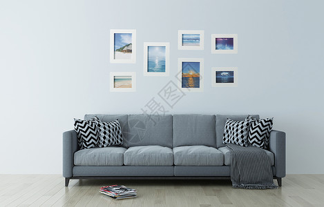 单人沙发靠椅北欧客厅设计图片