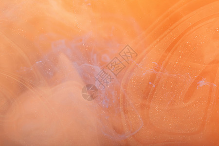 橙色水元素色彩流体背景素材背景