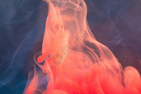 红色火焰元素色彩液体流动素材背景