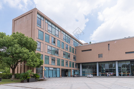 西安工程大学大学教学楼背景