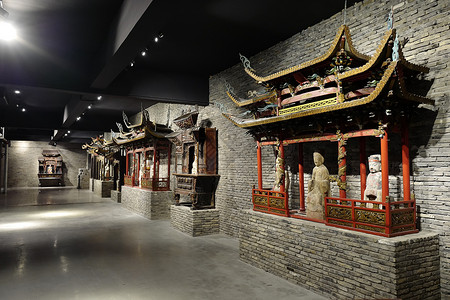 苏州吴江旅游地标六悦博物馆背景