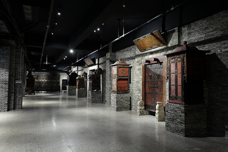 苏州吴江旅游地标六悦博物馆背景图片