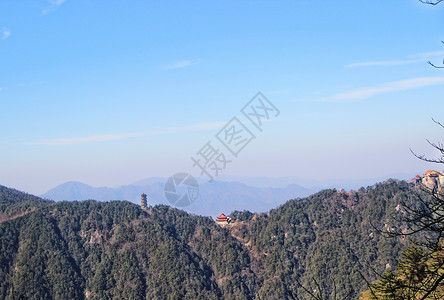 佛山景色安徽池州九华山背景