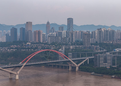 重庆江北区全览背景图片