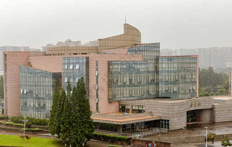 四川大学图书馆背景