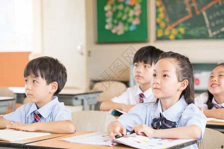 小学课堂小学生课堂背景