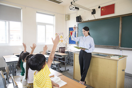 女老师上课背景图片