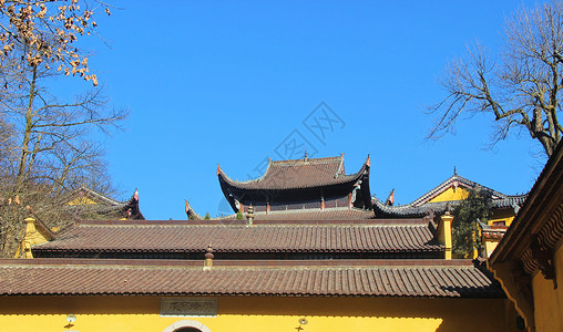 地正寺安徽池州九华山背景