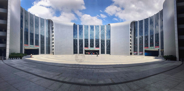 会展中心建筑上海国家会展中心背景