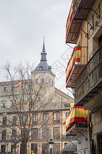 西班牙托莱多古城背景图片