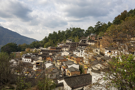 篁岭晒秋图片