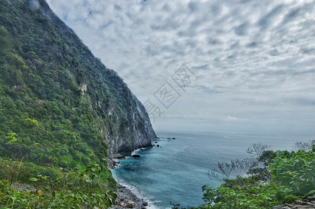 台湾花莲清水断崖背景图片