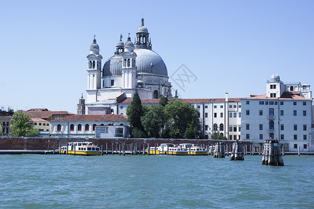 威尼斯沿岸著名景区高清图片素材