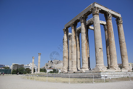 希腊神庙希腊遗址高清图片