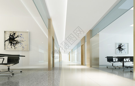 办公空间装修办公室走廊设计图片