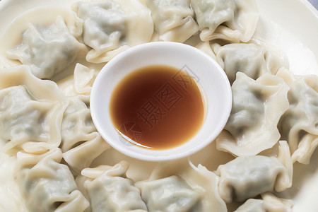 中式点心水饺背景图片
