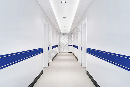 门框素材医院走廊背景设计图片