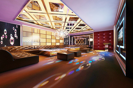 酒吧狂欢夜辉煌KTV包房设计图片
