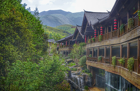 丽江雪山酒店客栈高清图片