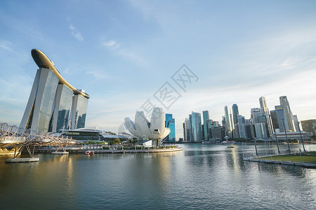 新加坡金沙空中花园地标高清图片