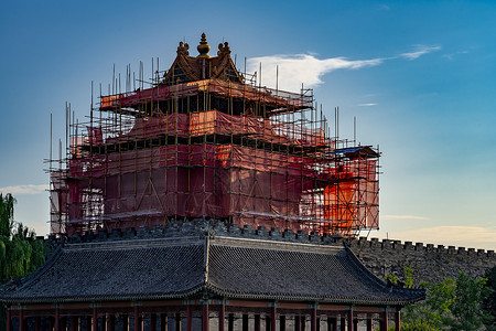 古建筑修复紫禁城修复背景