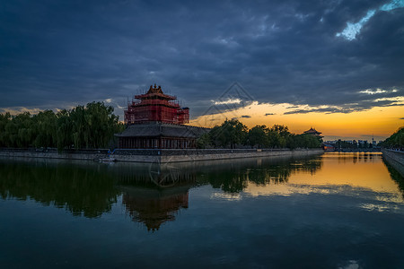 古建筑修复紫禁城角楼修复背景