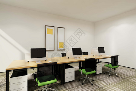 家具企业办公室背景设计图片