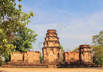 古代遗址柬埔寨暹粒吴哥窟背景