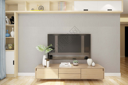 客厅电视墙电视背景设计设计图片
