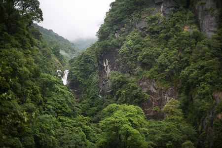 武夷山九龙瀑布风景区背景