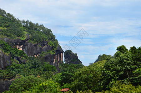 福建武夷山风景区风光背景图片