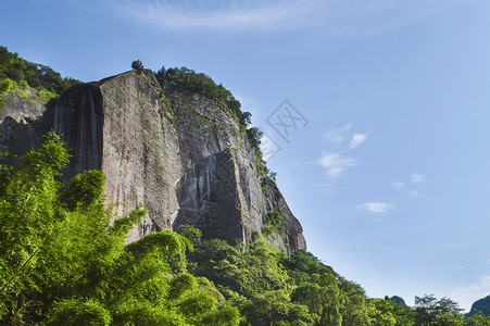 中国避暑名山榜福建武夷山风景区风光背景