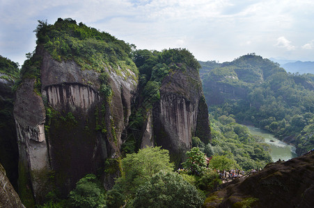 福建武夷山风景区风光背景图片