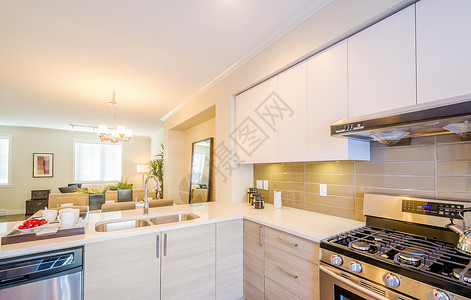 家具清洁现代简约厨房背景设计图片