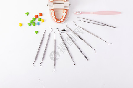 假牙模型护齿工具高清图片