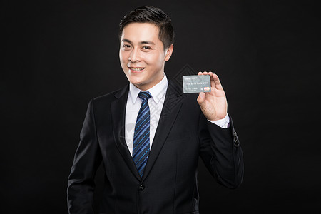商务男性信用卡背景图片