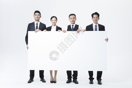 商务团队白板背景图片