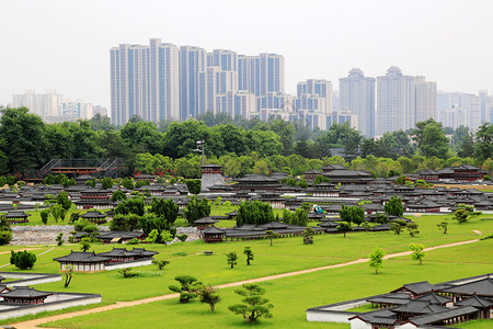 大明宫背景图片