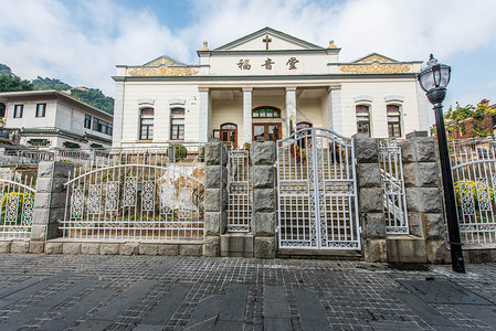 厦门鼓浪屿福音堂背景