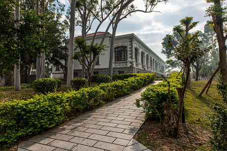 优秀历史保护建筑厦门鼓浪屿原英国领事馆背景